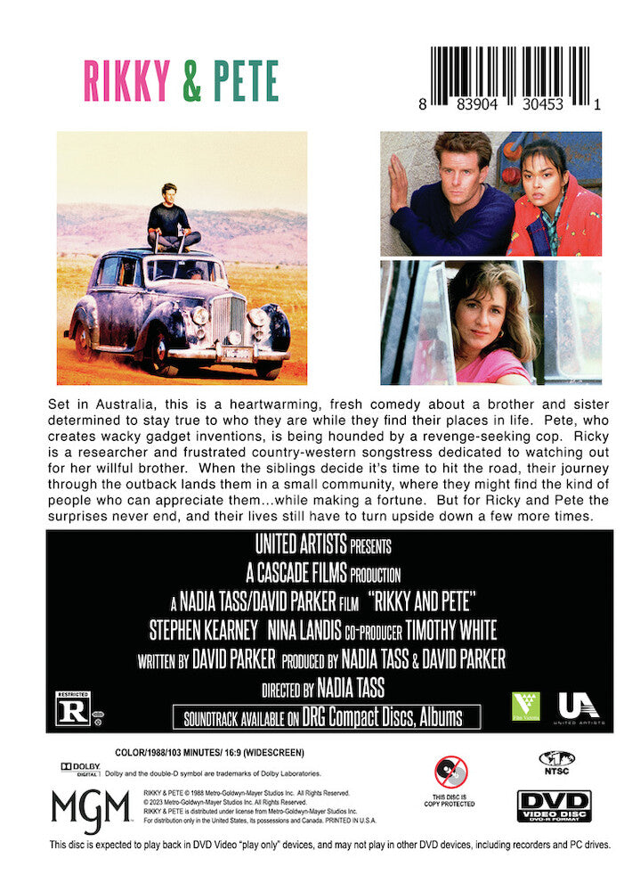 rikky and pete - Back Panel - DVD