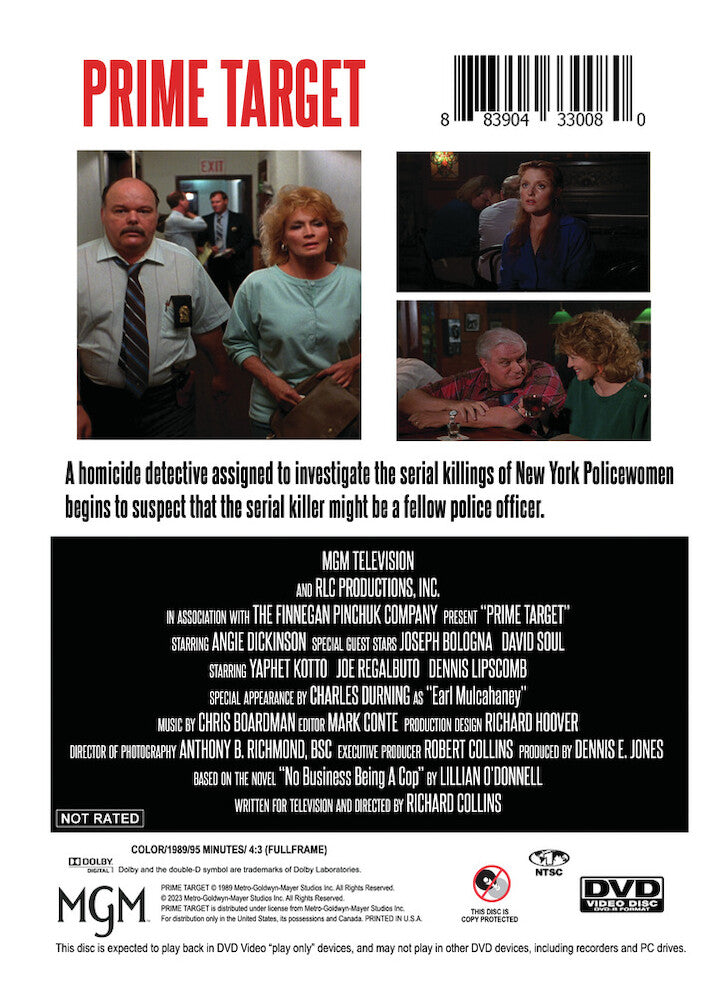 prime target - Back Panel - DVD