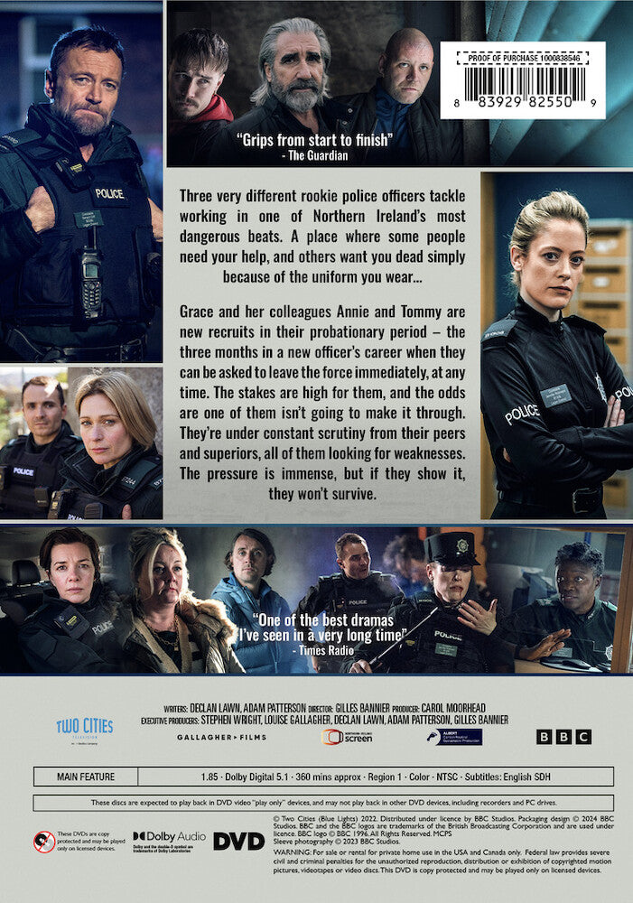 blue lights year 1 - Back Panel - DVD