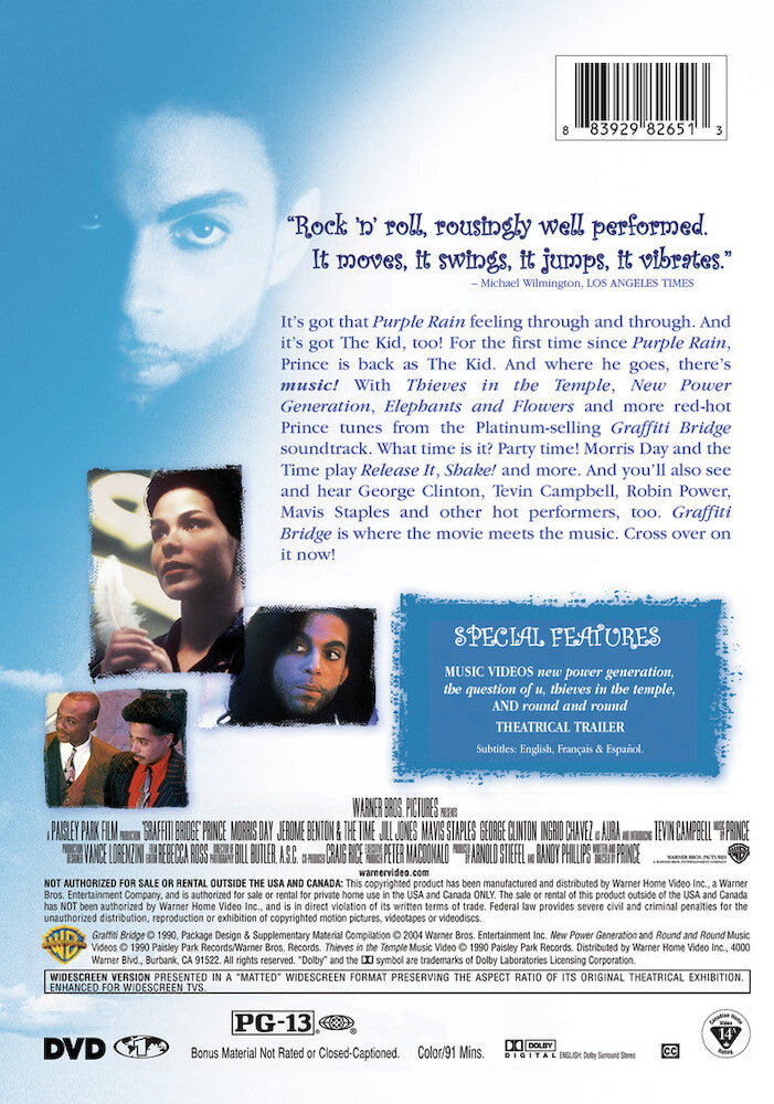 graffiti bridge - Back Panel - DVD