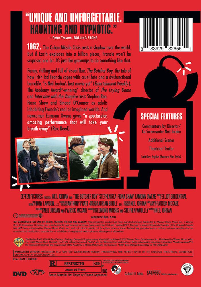 The Butcher Boy - Back Panel - 
