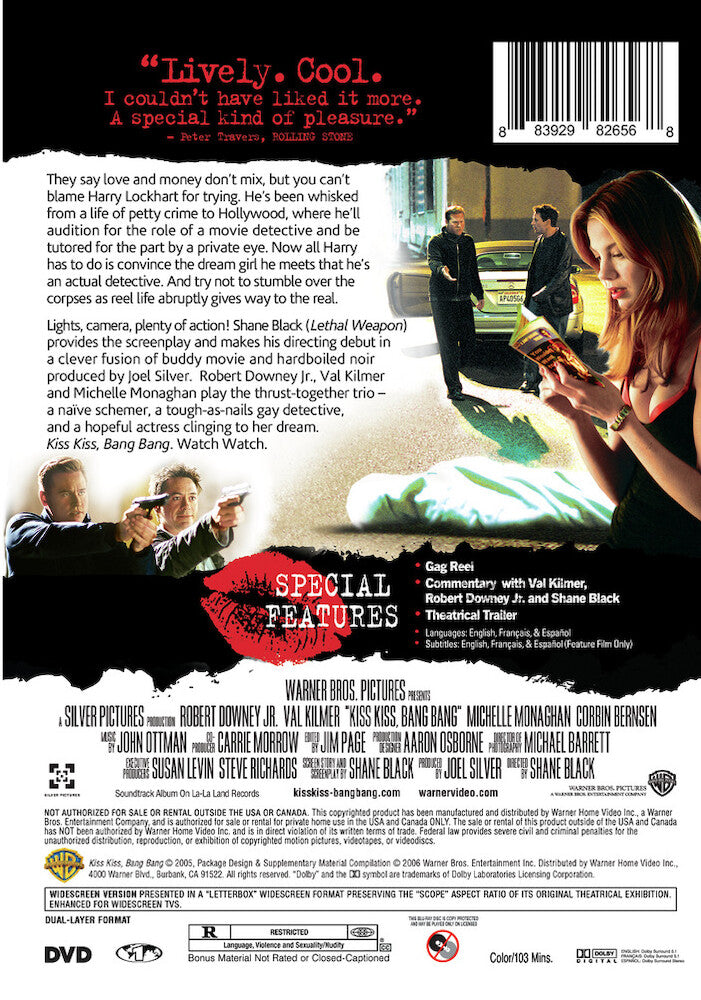 Kiss Kiss Bang Bang - Back Panel - 