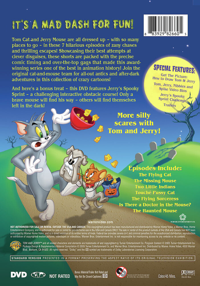 Tom and Jerry: Hijinks and Shrieks - Back Panel - 
