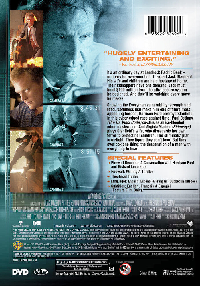 firewall - Back Panel - DVD