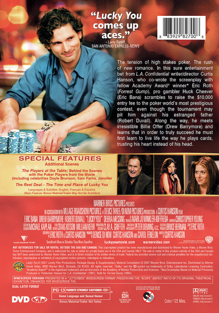 lucky you - Back Panel - DVD