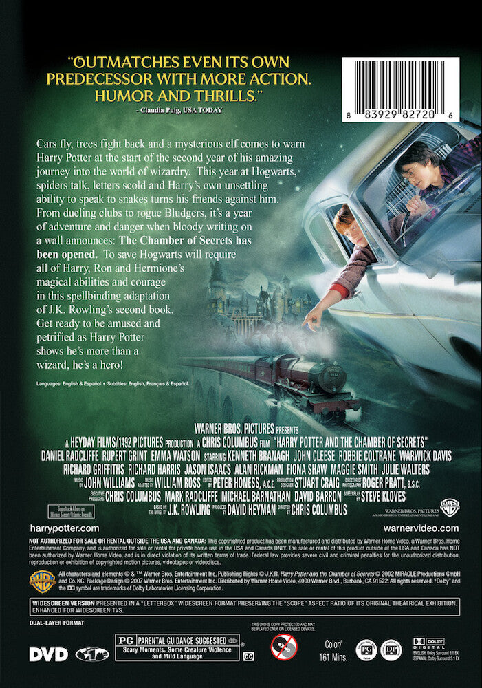 Harry Potter and the Chamber of Secrets - Back Panel - 