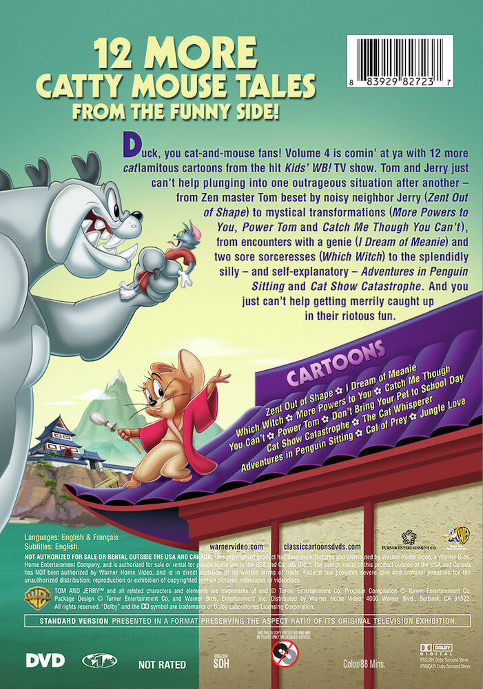 tom and jerry tales: vol. 4 - Back Panel - DVD