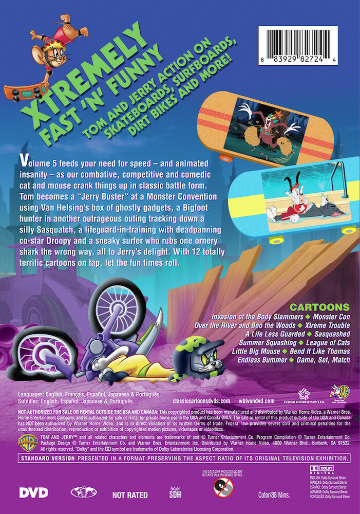 tom and jerry tales: vol. 5 - Back Panel - DVD