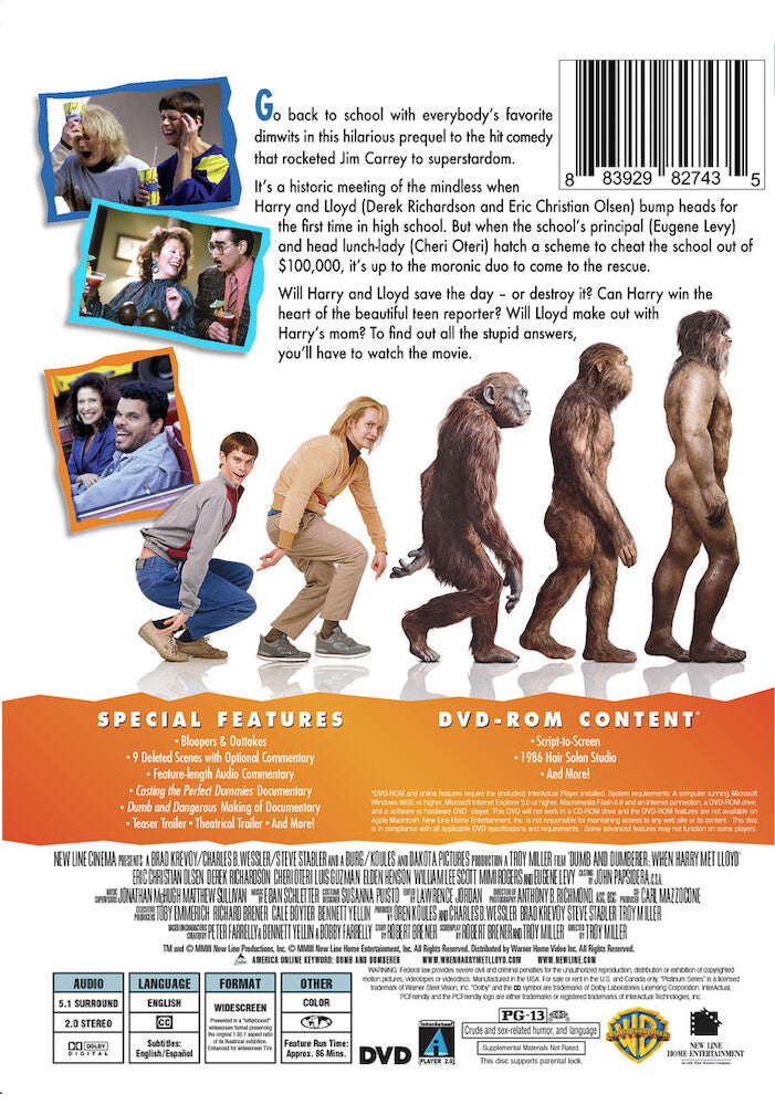 Dumb and Dumberer - Back Panel - 