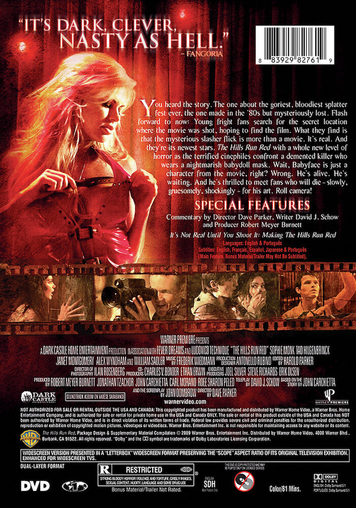 The Hills Run Red - Back Panel - 