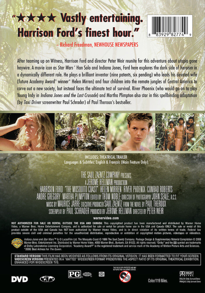 The Mosquito Coast - Back Panel - 