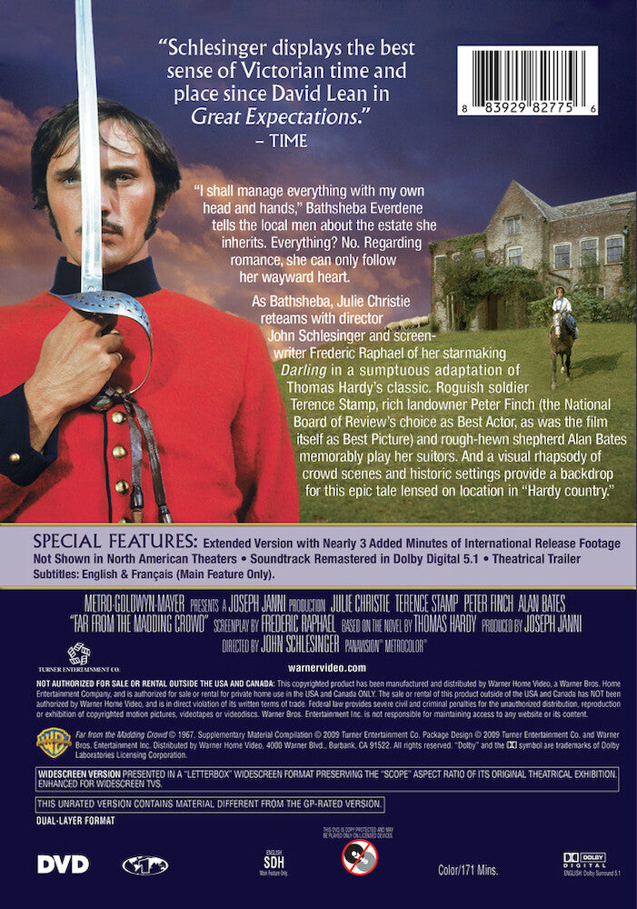 far from the madding crowd - Back Panel - DVD
