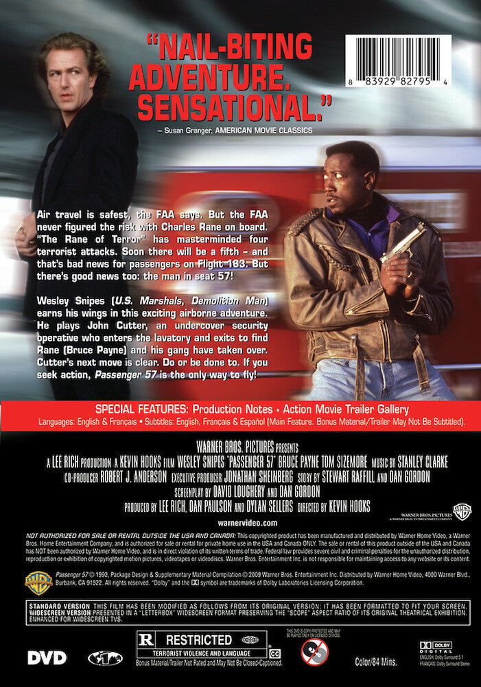 passenger 57 - Back Panel - DVD