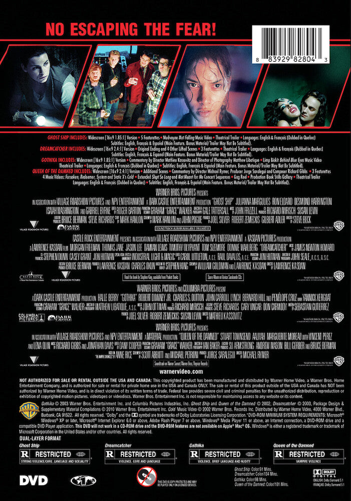 4 Film Favorites: Thriller Collection - Back Panel - 
