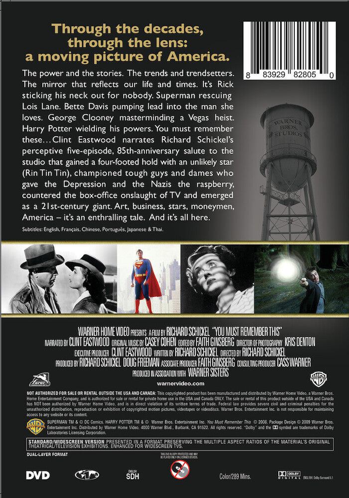 You Must Remember This: The Warner Bros. Story - Back Panel - 