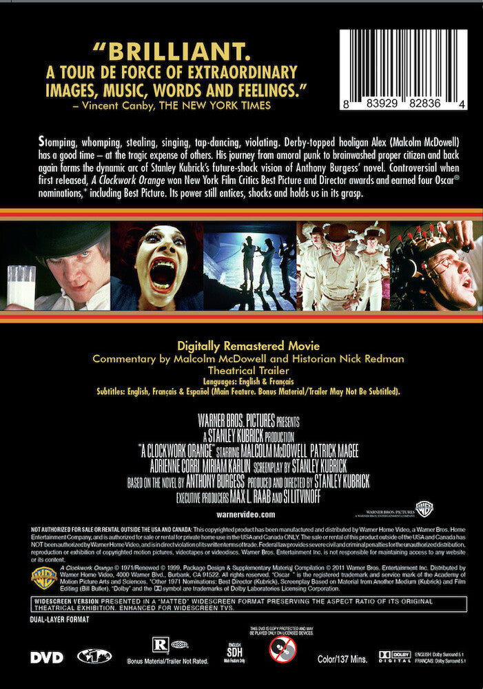 A Clockwork Orange DVD | Drama | MovieZyng – Movie Zyng