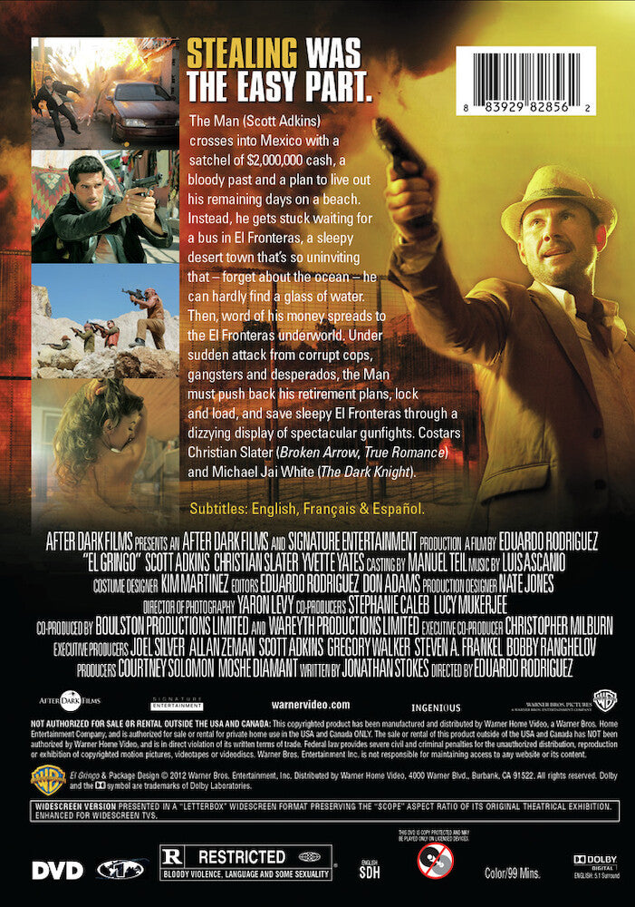 el gringo - Back Panel - DVD