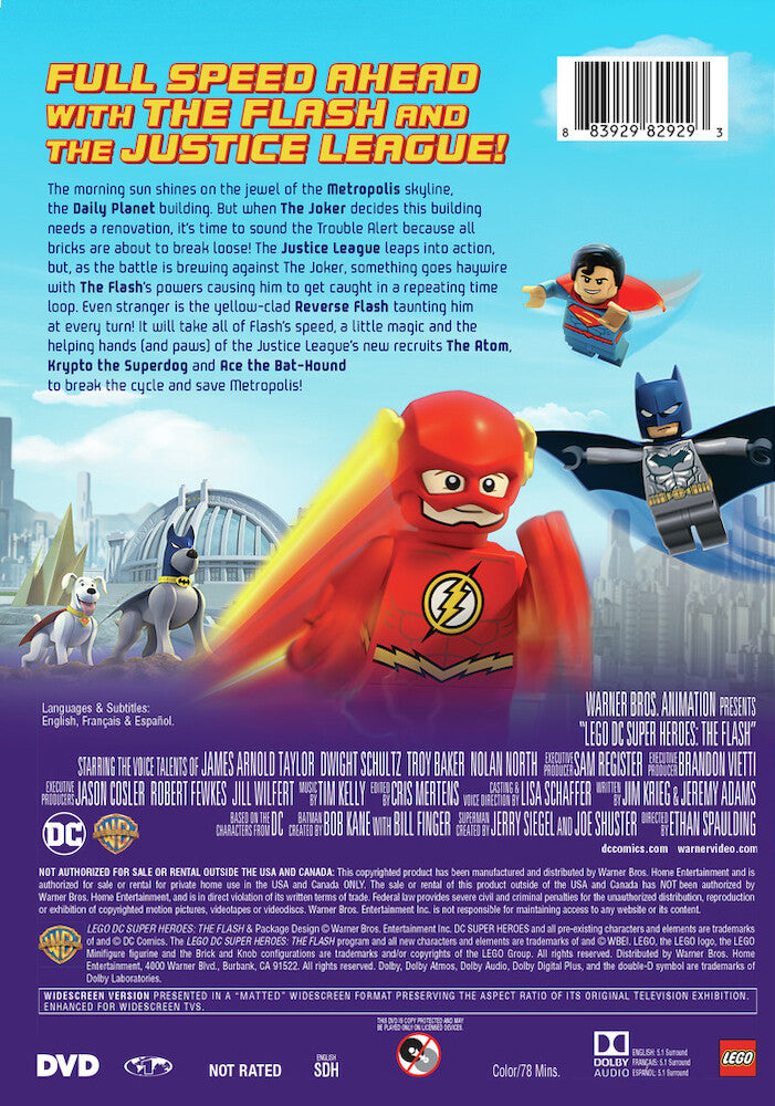 lego dc super heroes: the flash - Back Panel - DVD