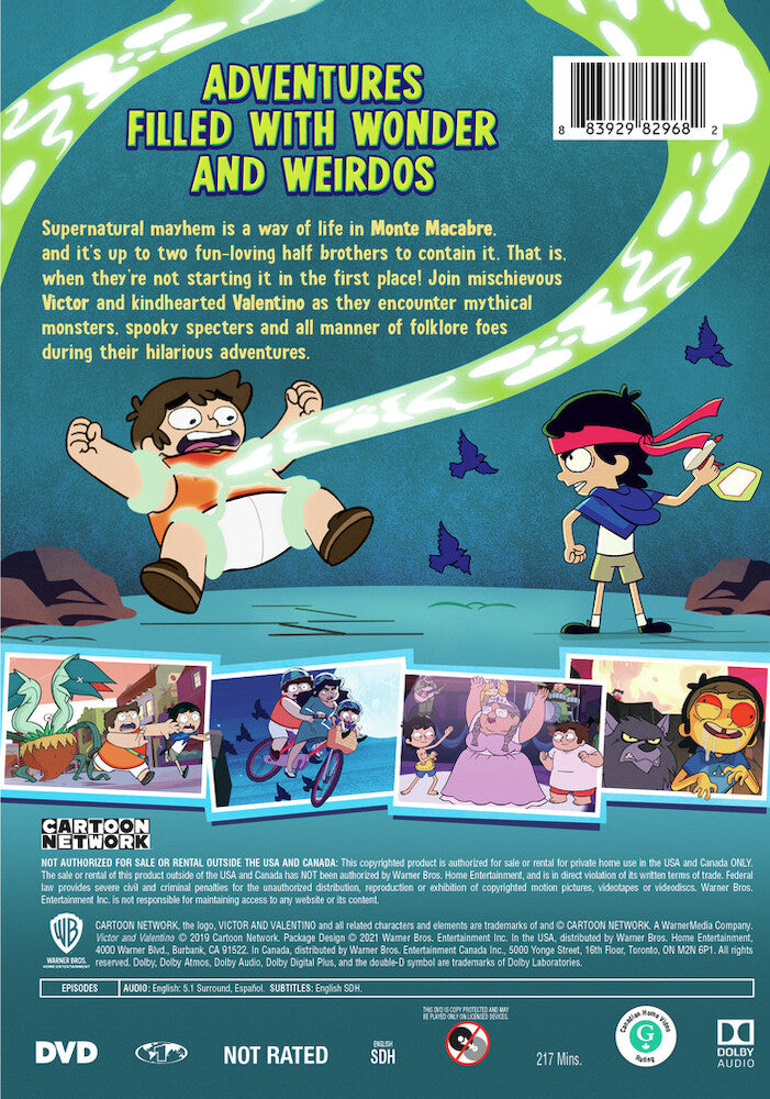 victor and valentino: folk art foes - Back Panel - DVD