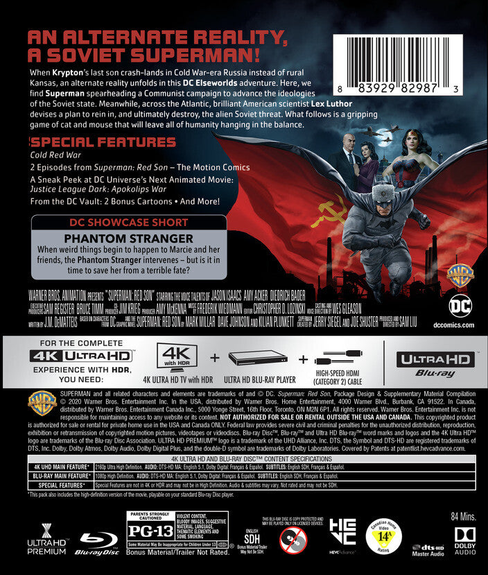 superman: red son mfv - Back Panel - 4K UHD