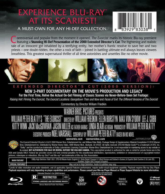 The Exorcist [Blu-ray] - Back Panel - 