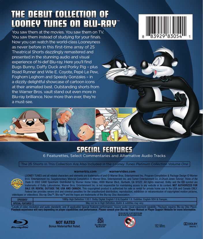 Looney Tunes Showcase Volume 1 [Blu-ray] - Back Panel - 