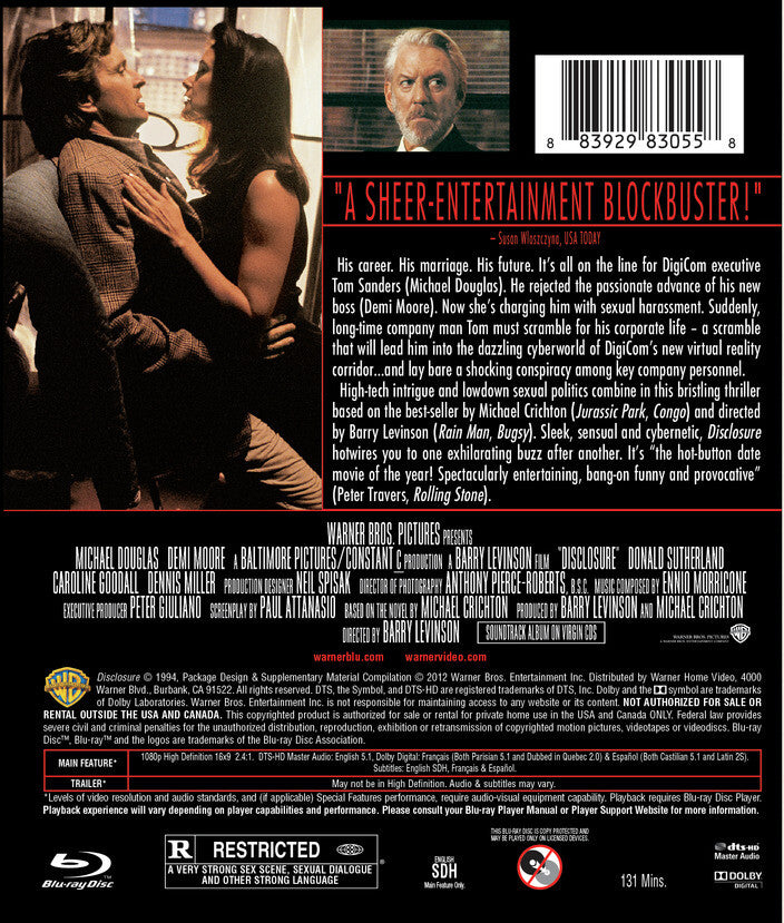 disclosure - Back Panel - Blu-ray