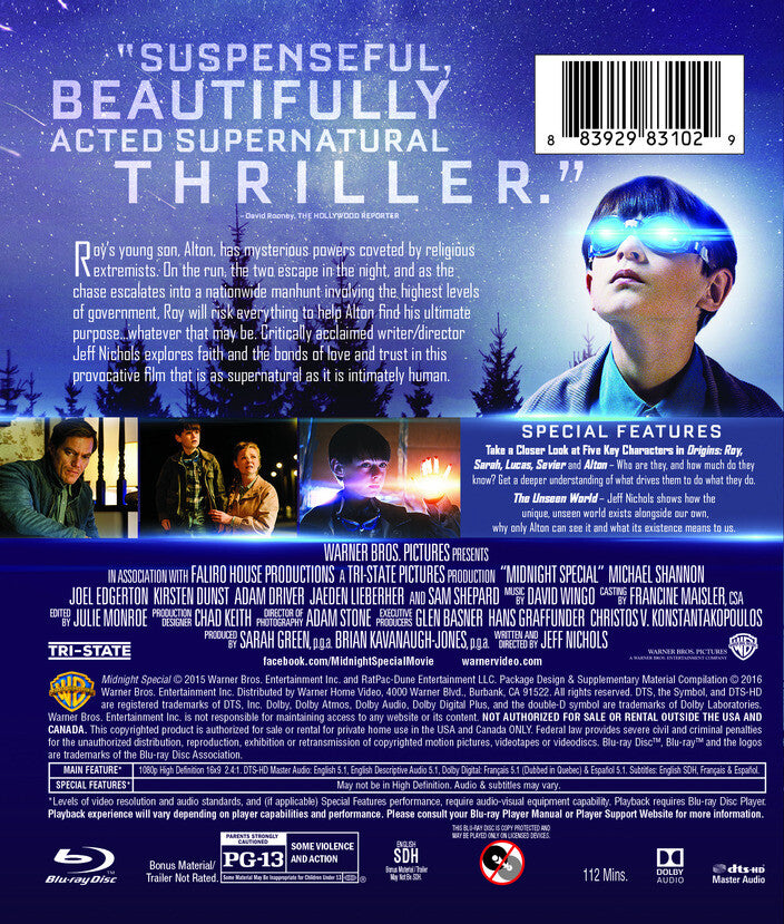 Midnight Special [Blu-ray] - Back Panel - 