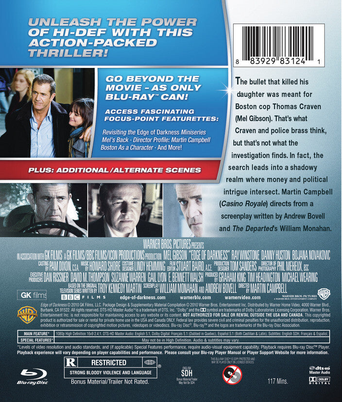 Edge of Darkness - Back Panel - 