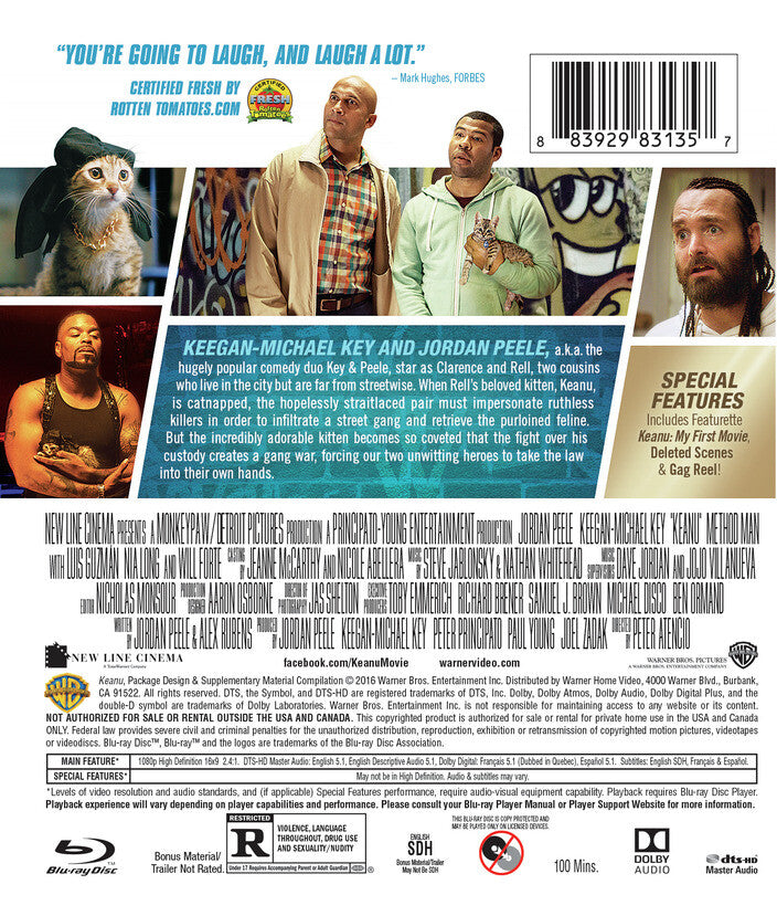 keanu - Back Panel - Blu-ray