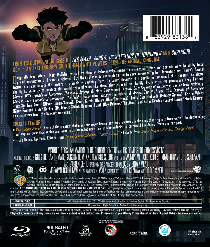 vixen: the movie - Back Panel - Blu-ray