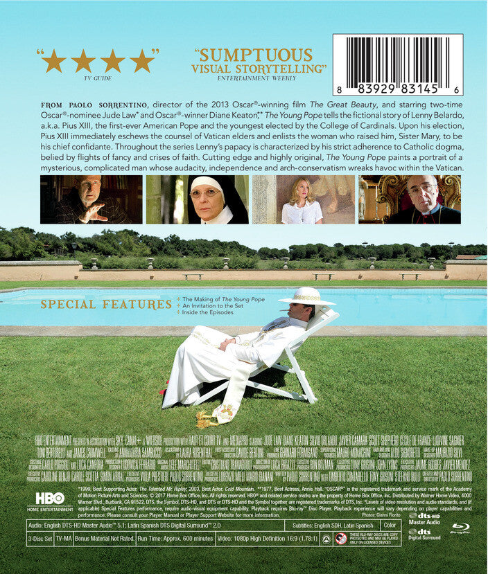 The Young Pope [Blu-ray] - Back Panel - 