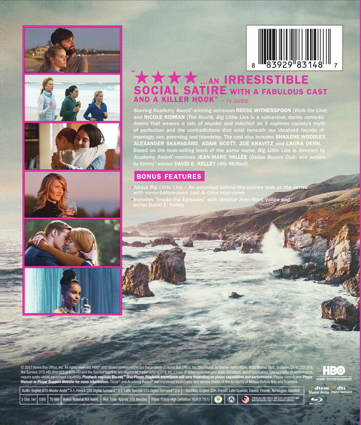 big little lies: season 1 - Back Panel - Blu-ray