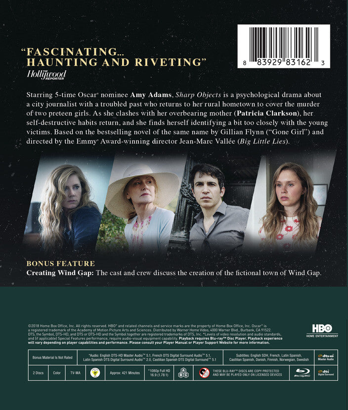sharp objects - Back Panel - Blu-ray