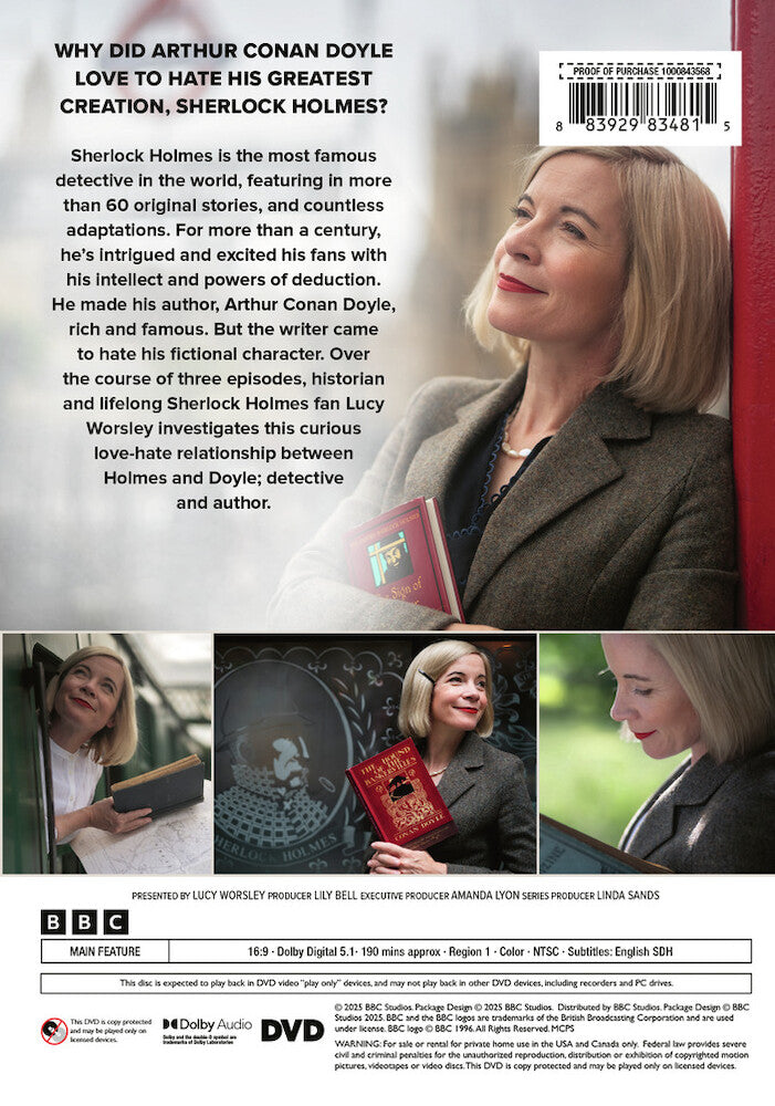 killing sherlock: lucy worsley's holmes vs. doyle - Back Panel - DVD