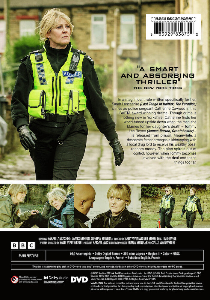 happy valley: season one - Back Panel - DVD