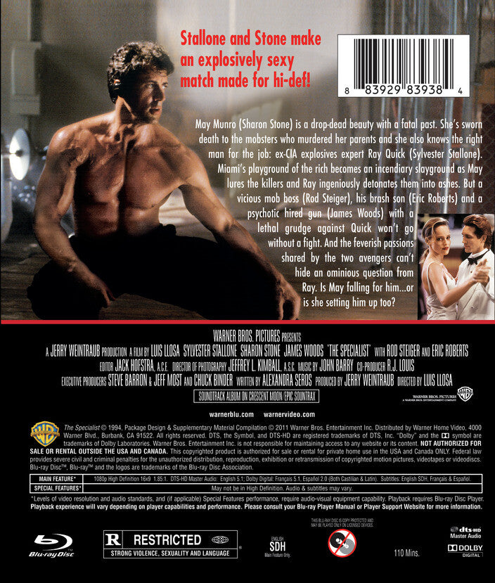 the specialist - Back Panel - Blu-ray