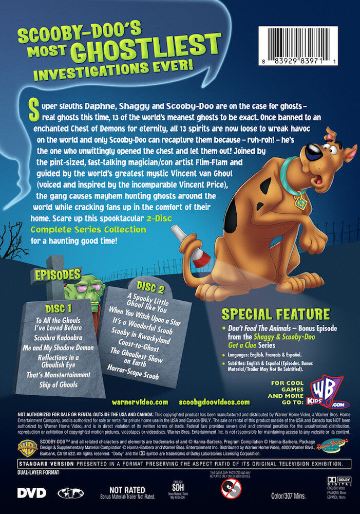 the 13 ghosts of scooby doo - Back Panel - DVD