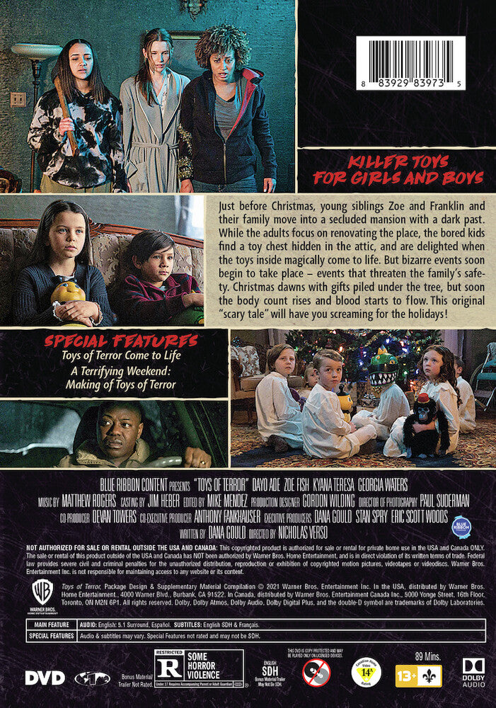 toys of terror - Back Panel - DVD