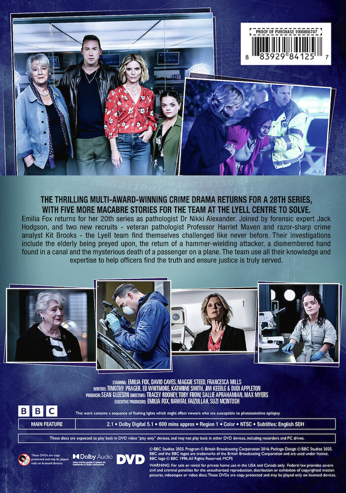 silent witness: season 28 (mod)() - Back Panel - DVD