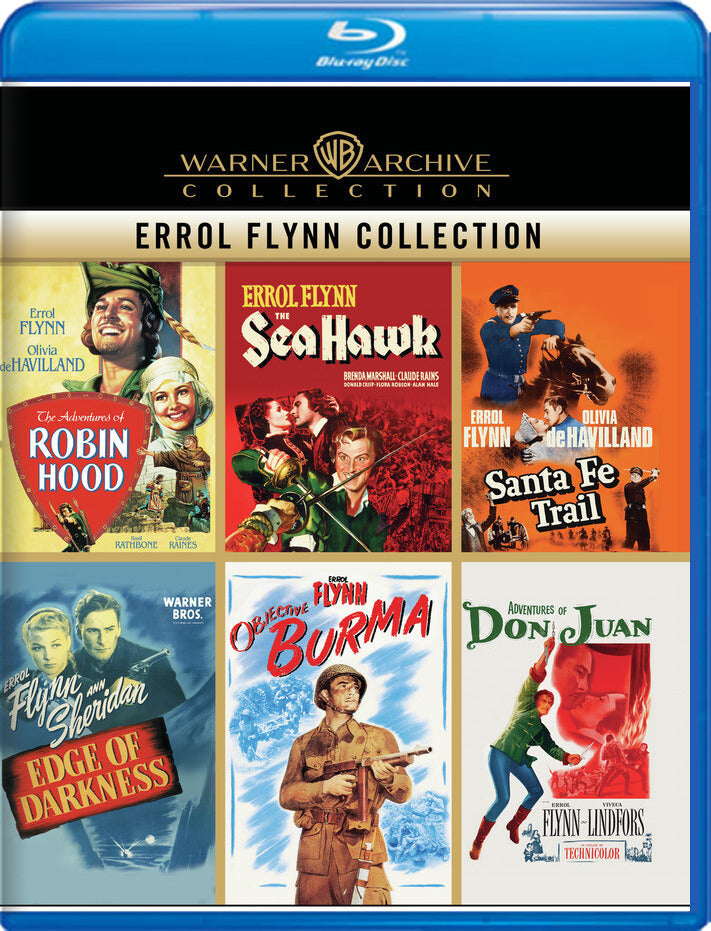 errol flynn - 6 film collection - Blu-ray