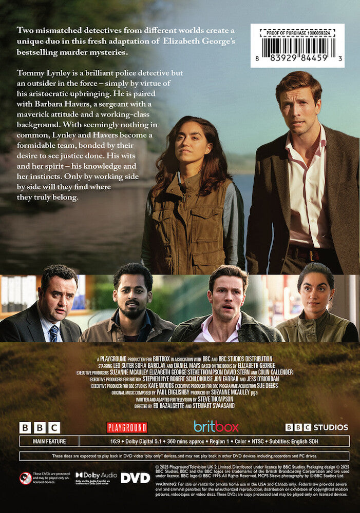 Lynley: Season One - Back Panel - 