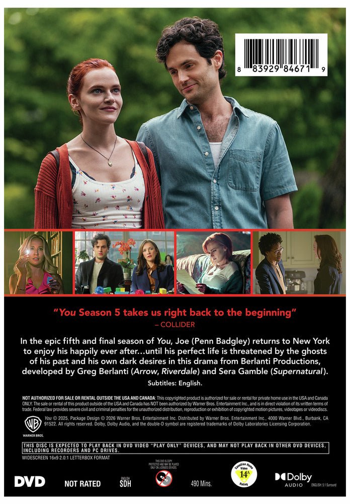 YOU: Season 5 - Back Panel - 