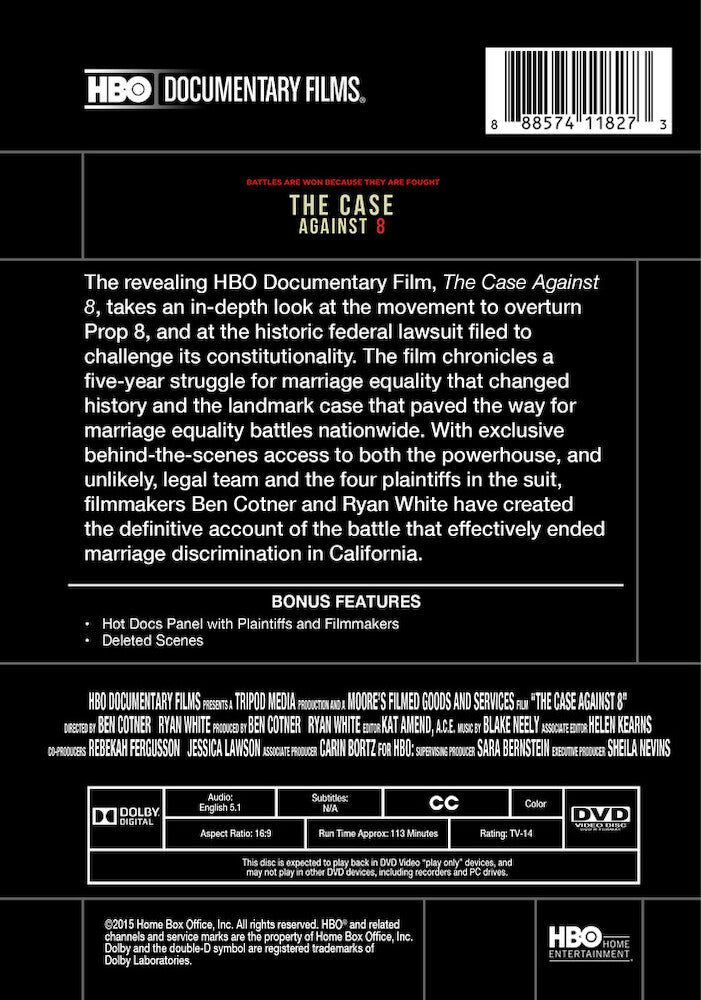 The Case Against 8 - Back Panel - 