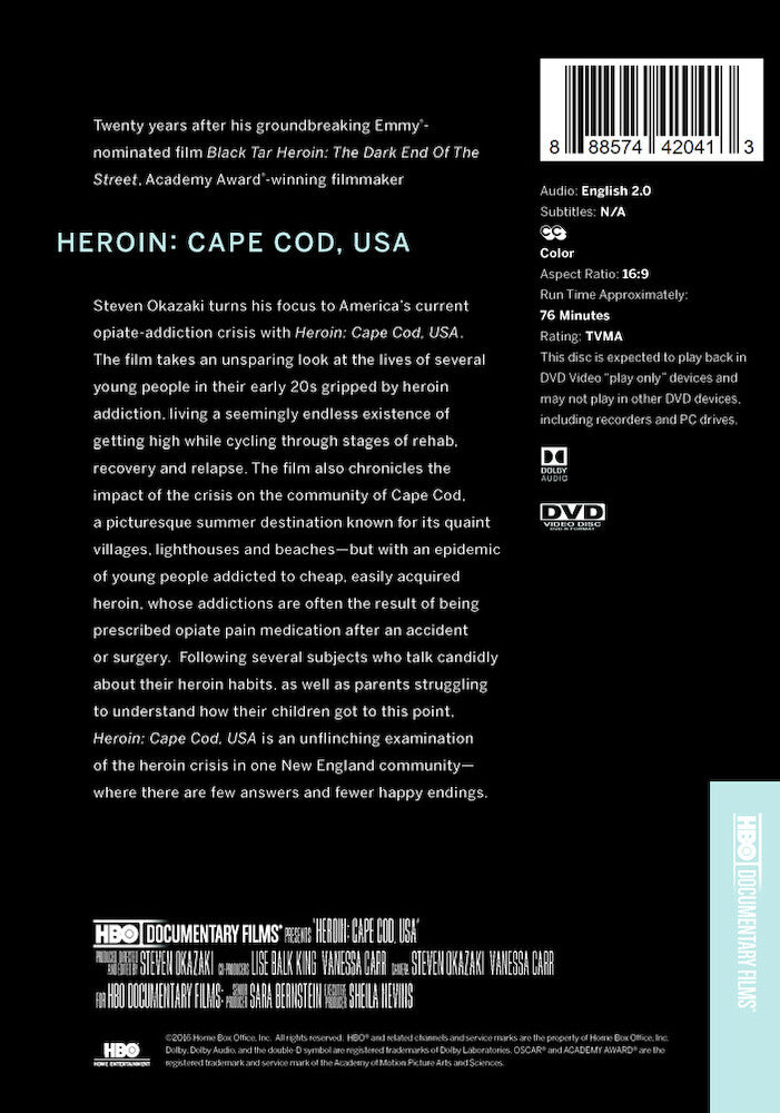 heroin: cape cod, usa - Back Panel - DVD