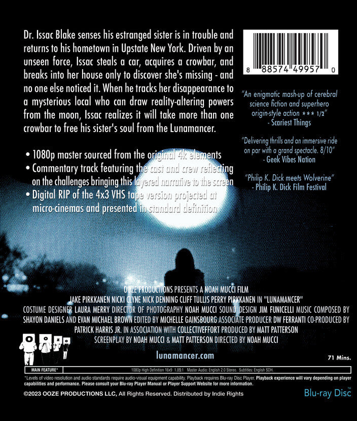 vision quest - Back Panel - Blu-ray