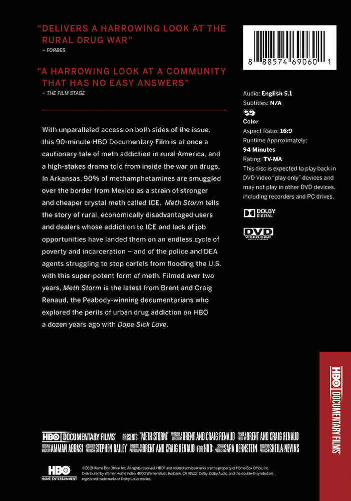 meth storm - Back Panel - DVD