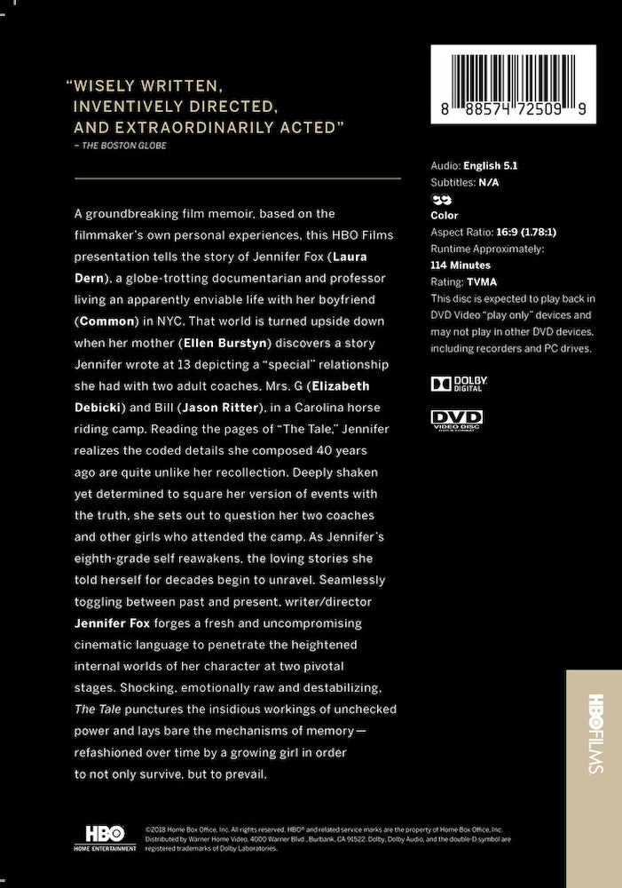Tale, The - Back Panel - 