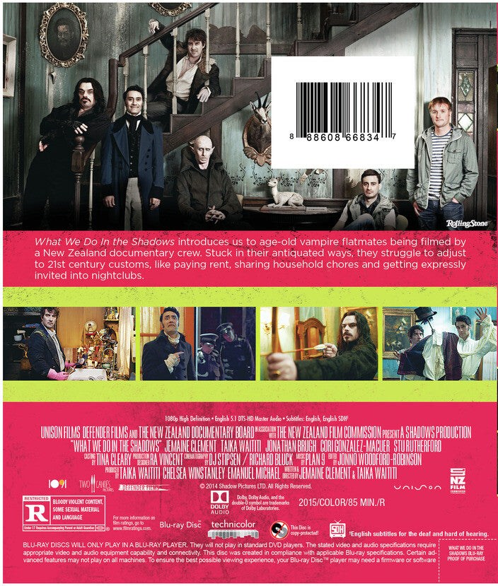 what we do in the shadows - Back Panel - Blu-ray
