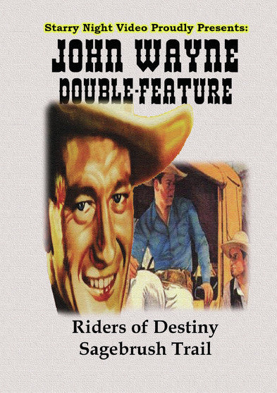 John Wayne Double Feature #3 - Riders of Destiny & The Sagebrush Trail - 